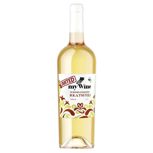 Вино My Wine Ркацителі біле сухе 14% 0,75л
