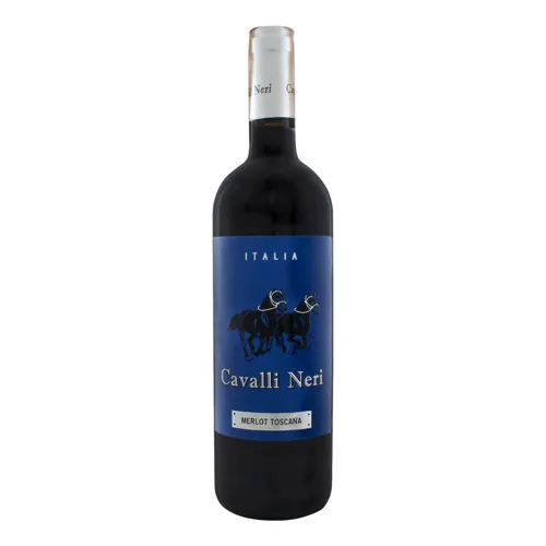Вино 0.75л 12.5% червоне сухе Merlot Toscana IGT Cavalli Neri пл
