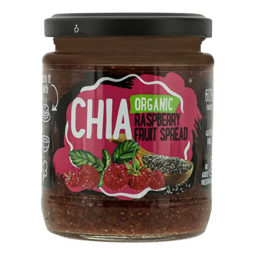 Джем малиновий з насінням чіа Organic Rudolfs 250г