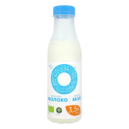 Молоко 3.5% органічне Organic Milk п/пл 470г