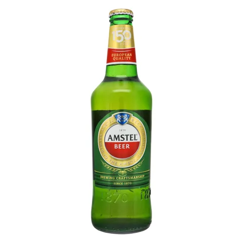 Пиво 0.5л 5% світле фільтроване пастеризоване Amstel пл