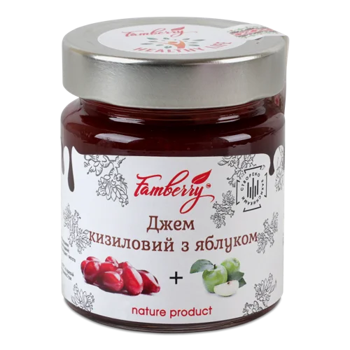 Джем Кизиловий З Яблуком Famberry Скляна Банка 230г