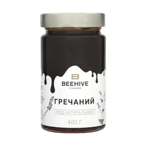 Мед натуральний Гречаний Beehive с/б 400г