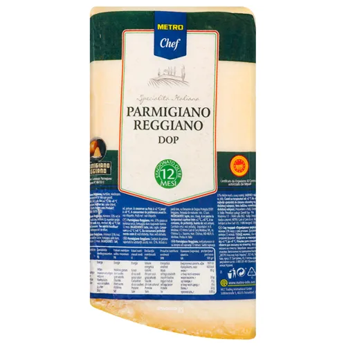 Сир Metro Chef Пармезан Реджано Dop 12 міс витримки 32% вагов