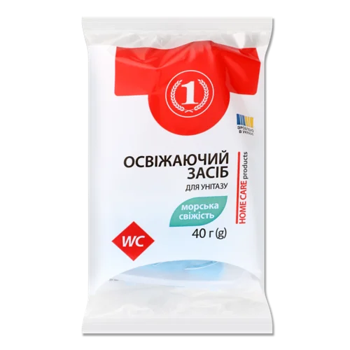 Засіб Для Унітазу Освіжаючий Морська Світлість ТМ "1" 40г, в/с