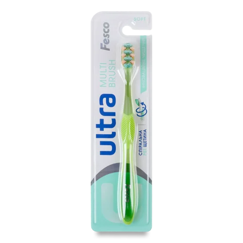 Зубна Щітка Салатова Soft Ultra Multibrush Fesco, 1 шт