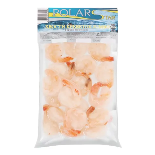 Хвости креветок Jumbo Polar Star вищого ґатунку в упаковці 200г