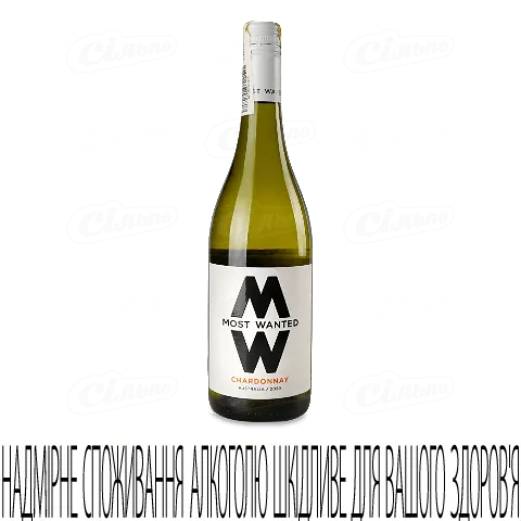 Вино Most Wanted Aussie Chardonnay, 0,75л