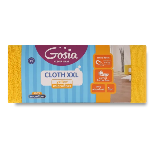 Серветка Мікрофібра Жовта XXL 50х60см Gosia 1шт, в/ґ