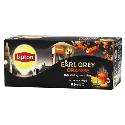 Чай чорний Lipton Earl Grey orange 25х1,4г