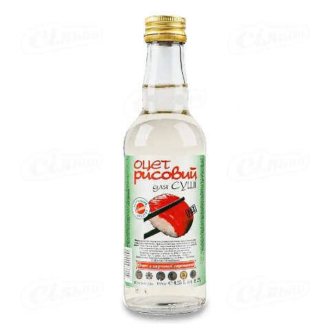 Оцет Уникон рисовий для суші 4%, 0,25л