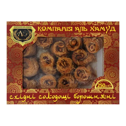 Пахлава з арахісом Гніздо Аль Хамуд к/у 250г