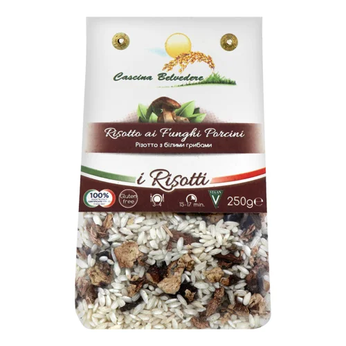 Рис Cascina Belvedereз Ризото з білими грибами 250г