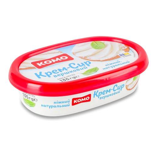 Крем-сир Вершковий 20% Комо п/у, 135г