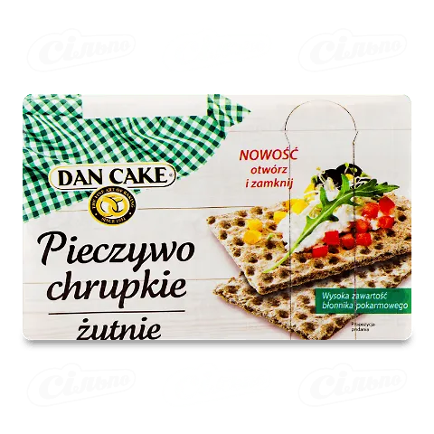 Хлібці Dan Cake житні хрусткі, 250г