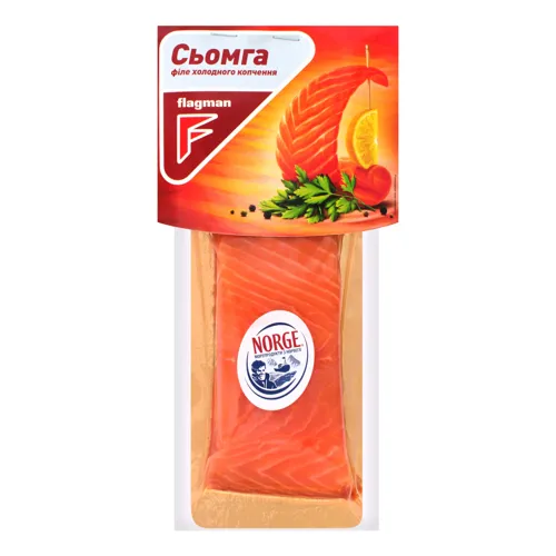 Сьомга філе-шматок Flagman з/ш х/к в/у 180г