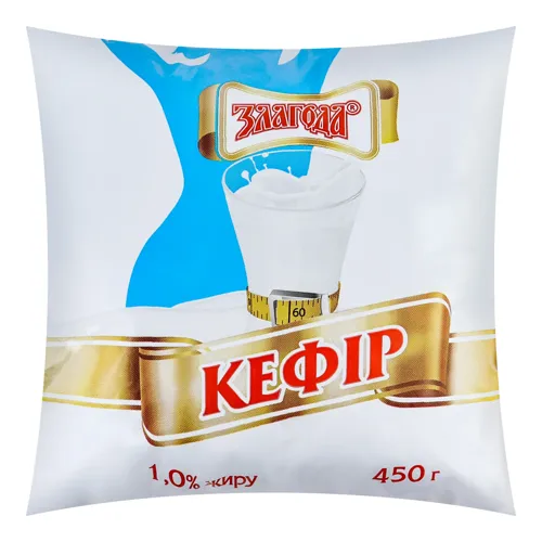 Кефір 1% Злагода м/у 450г