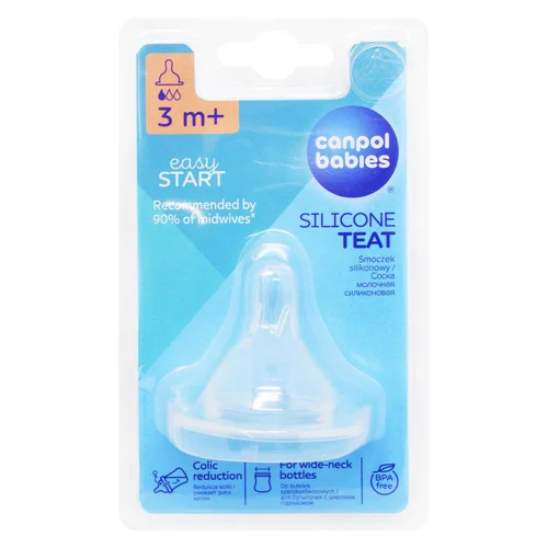 Соска Canpol Babies EasyStart 21/720 3+міс до пляшечок з широким отвором