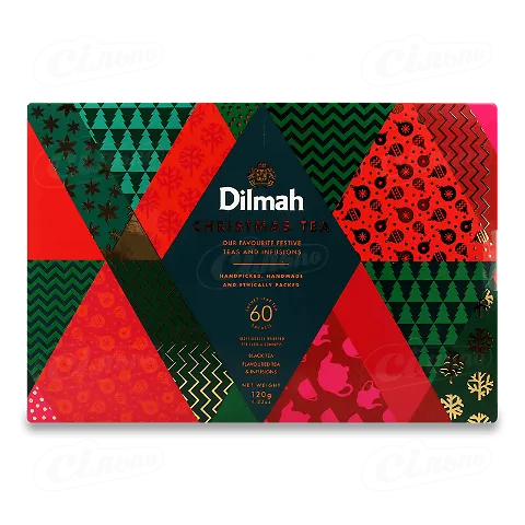 Набір чаю Dilmah Christmas, 60*2г