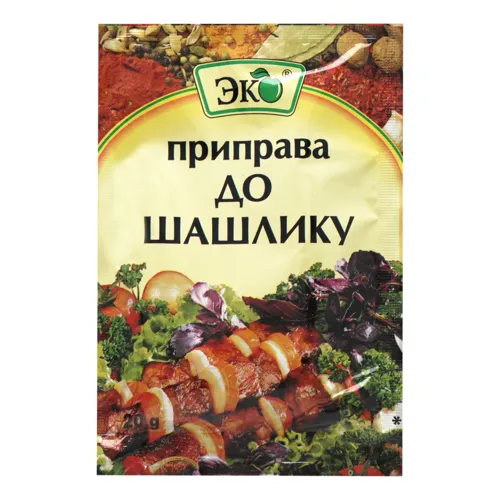 Приправа до шашлику Еко м/у 20г
