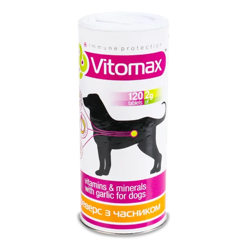 Білкова Високоенергетична Добавка Бреверс з Часником Vitomax, 120 шт