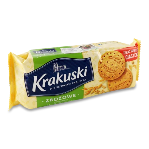 Печиво З Висівками Зернове Krakuski, м/у 201г