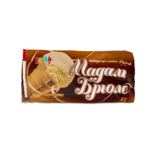 Морожене Вафельне Вищого Ґатунку 'Мадам Брюле', 100 мл