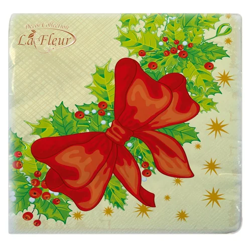 Серветка La Fleur памела 33х33см 16шт
