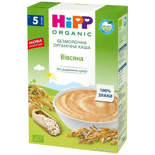 Каша безмолочна Hipp вівсяна 200г
