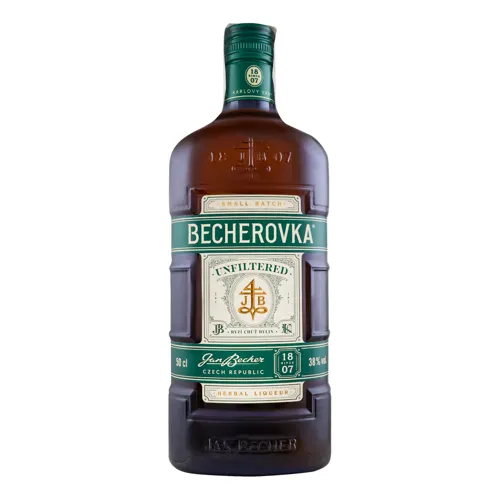 Настоянка 0.5л 38% лікерна на травах Unfiltered Becherovka пл