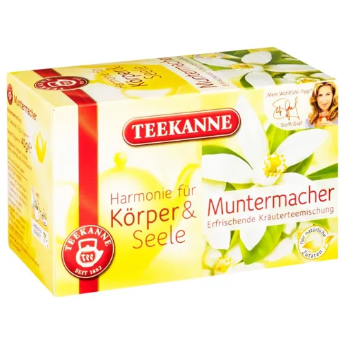 Чай трав'яний Teekanne Бадьорість 20шт 2г