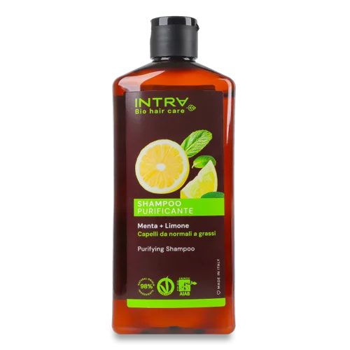 Шампунь Для Нормального Та Жирного Волосся Mint&Lemon Intra, 250мл
