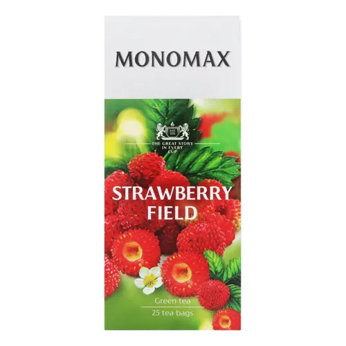 Чай зелений «Суничне поле» Monomax к/у 25х1.5г