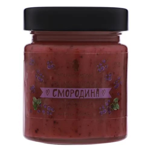 Крем-мед натуральний Смородина Медик Ведмедик с/б 250г