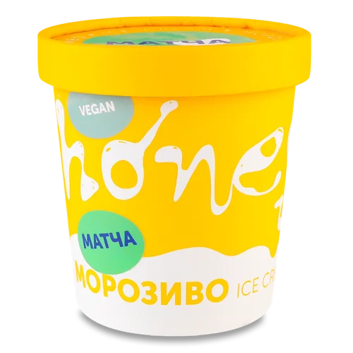 Морозиво Матча Веганське, В/ґ, Відро 400г