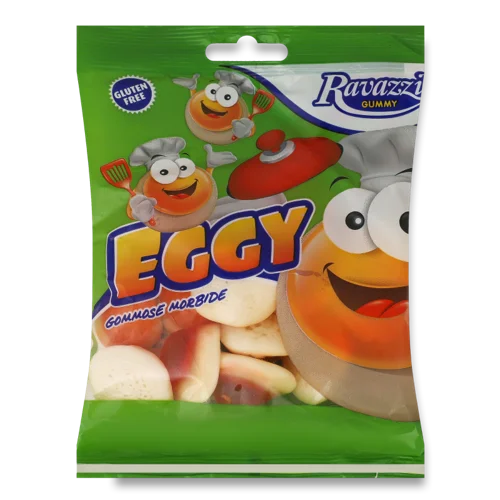 Цукор Желейний Вищого Ґатунку У Формі Яєчні, 90Г RAVAZZI