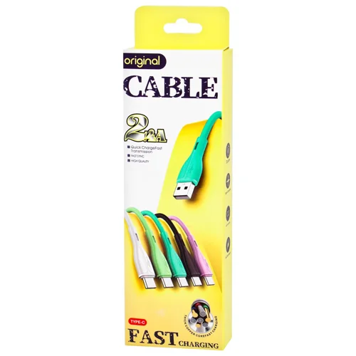 USB кабель ЗЕД для мобільного телефону Type-C 2.4А