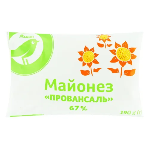 Майонез Ашан Провансаль 67% 190г