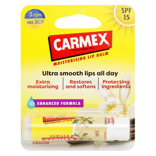Бальзам для губ Carmex зі смаком ванілі 4,25г
