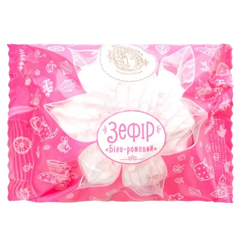 Зефір Богуславна Біло-рожевий ваговий