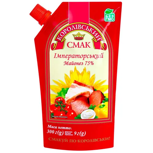 Майонез 75% Імператорський Королівський смак 300г д/п