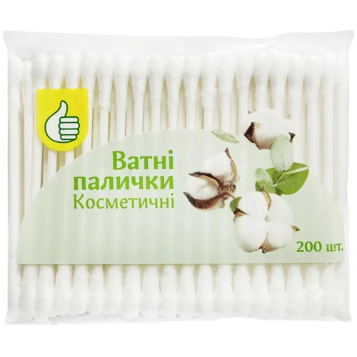 Ватні палички Auchan 200шт