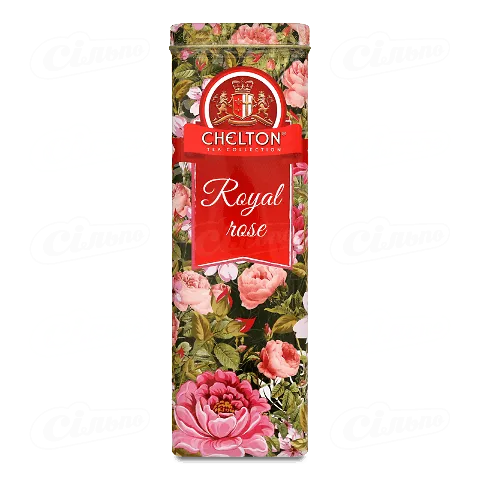 Чай чорний Chelton Royal Rose крупнолистовий у залізній банці, 80г