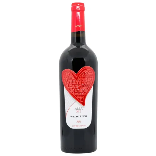 Вино Amami Primitivo червоне сухе 13,5% 0,75л