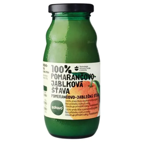 Сік лимону Zdravo апельсиново-яблучний 200мл
