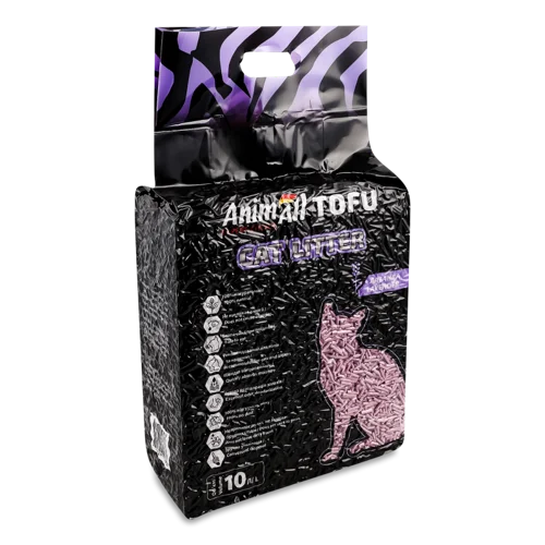 Наповнювач Для Котячого Туалету Лаванда Тофу AnimAll, Вищого Ґатунку, 10л