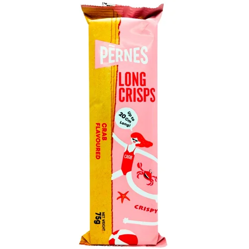 Чипси Pernes пластинки зі смаком крабу 75г