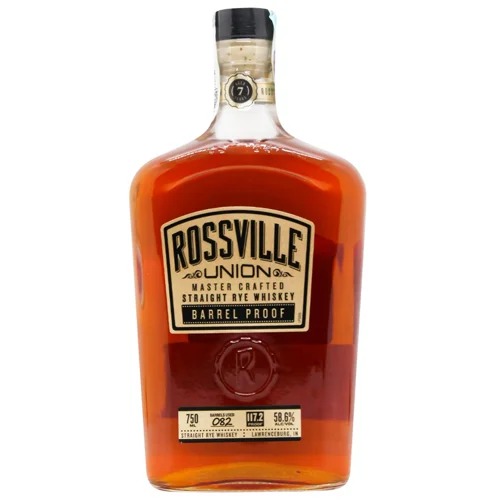 Віскі Rossville Union Barrel Proof Rye 7 років 58,6% 0,75л