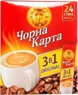 Напій кавовий розчинний «Чорна Карта» «Оріджінал» 3в1, 12г