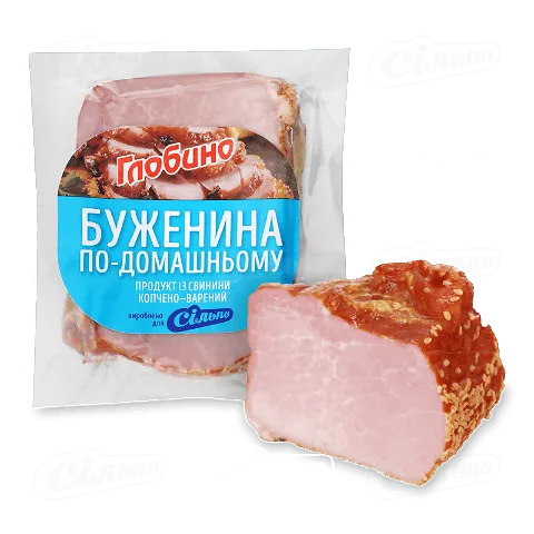 Буженина «Глобино» «По-домашньому» копчено-варена, кг